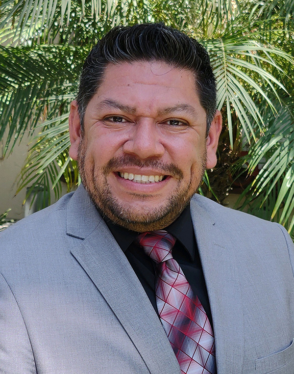 A man wearing a suit.