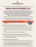 Mental Health Resources